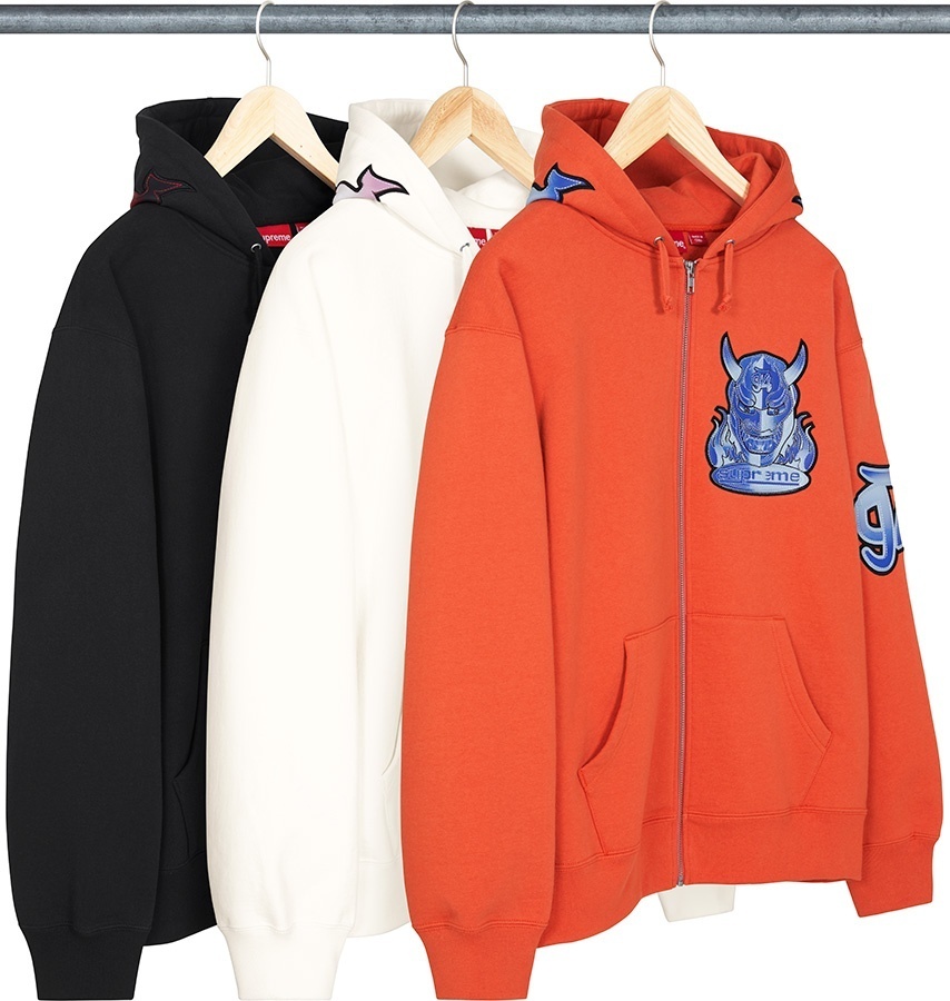 Demon Zip Up Hooded Sweatshirt